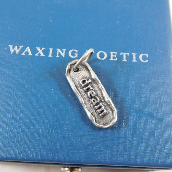 Waxing Poetic Jewelry - WP Sterling Silver "DREAM" CHARM